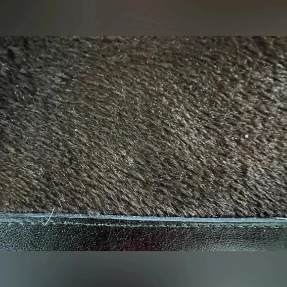 VINTAGE | ladies fur/leather trifold wallet - Picture 2 of 11